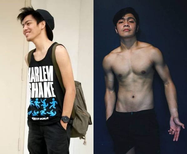 Pinoy Fitspiration Andre Tan before and after