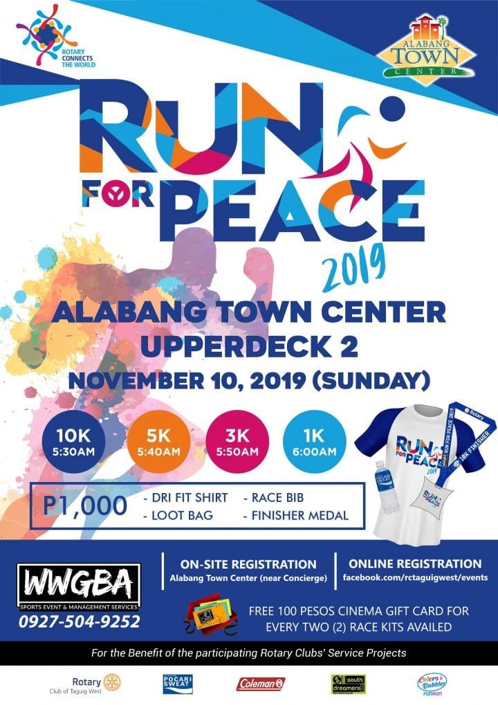 Run for Peace 2019 Poster 720x1018