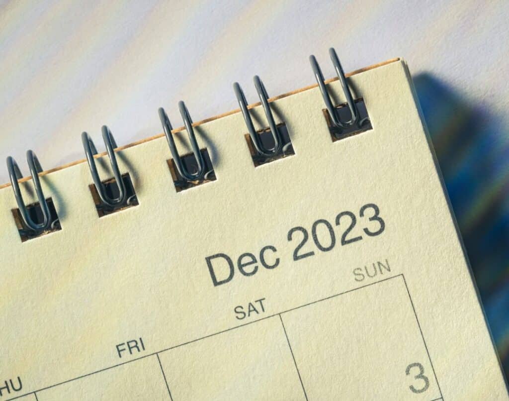 december 2023