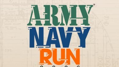 Army Navy Run 2025 poster