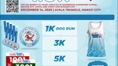 Santa Bubble Run 2025 Poster