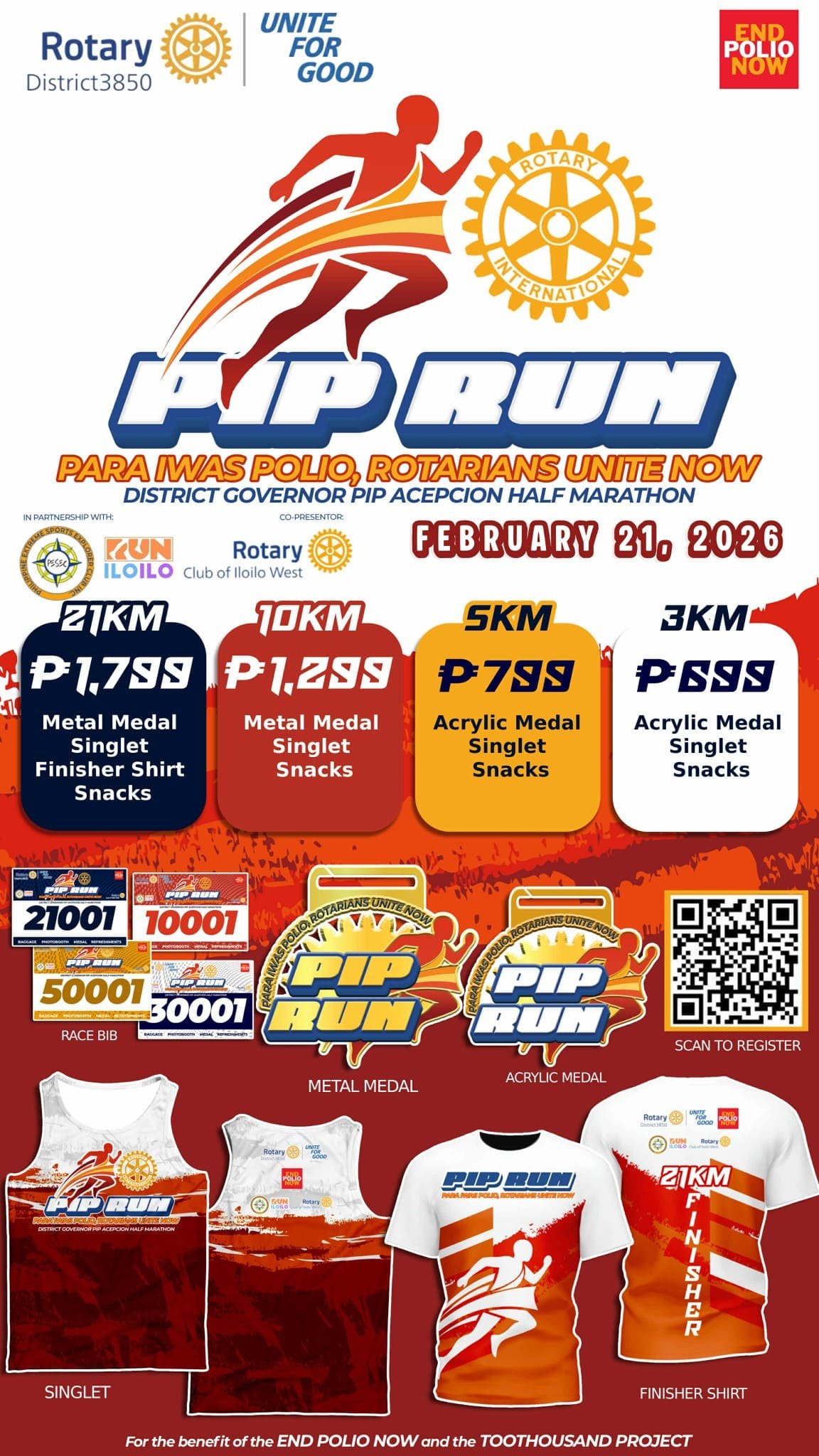 PIP Run: Para Iwas Polio - Pinoy Fit Buddy