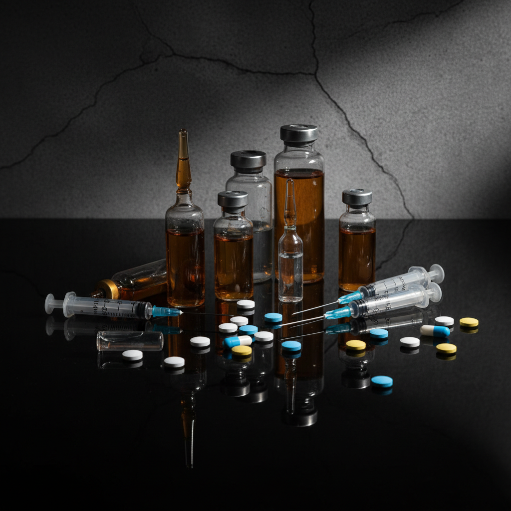 Two Filipino bodybuilders spotting each other at a local gym, representing community and healthy practices.