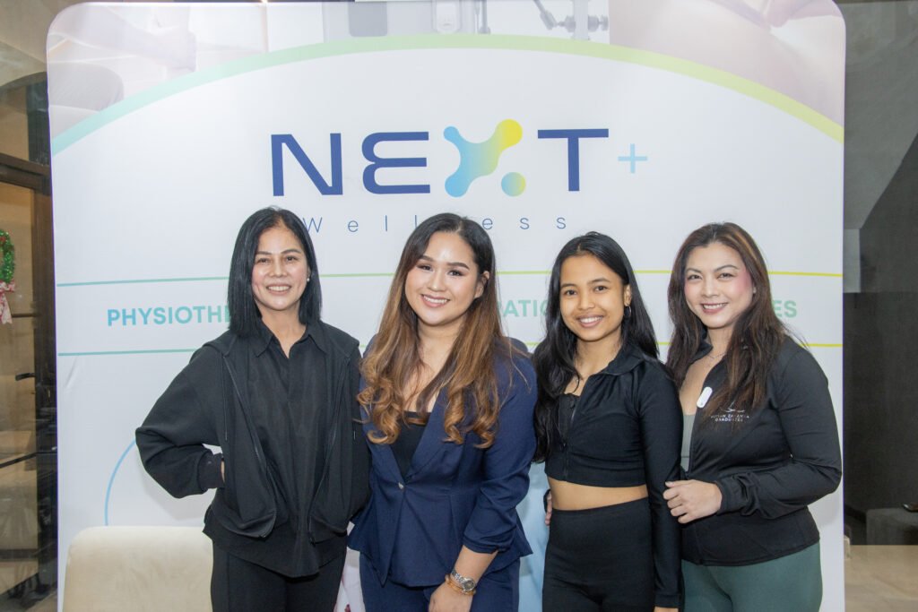 Pilates instructor Joyce, NEXT+ Wellness CEO, Pilates instructor Jhecel and Pilates instructor Erika